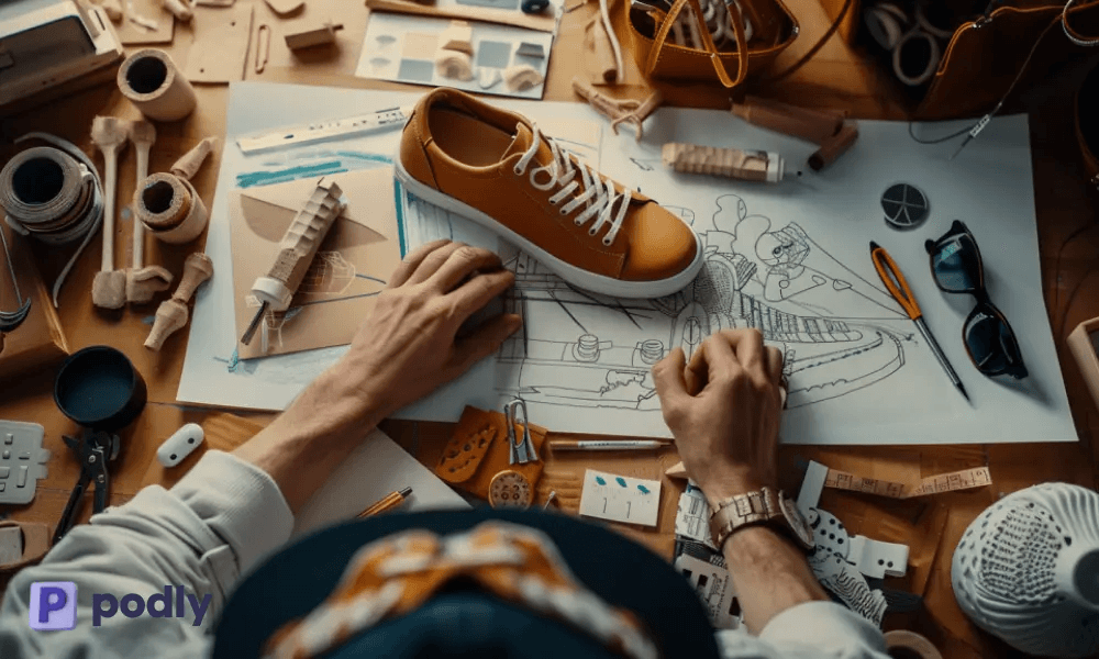 demand business model on shoe design or customize shoes