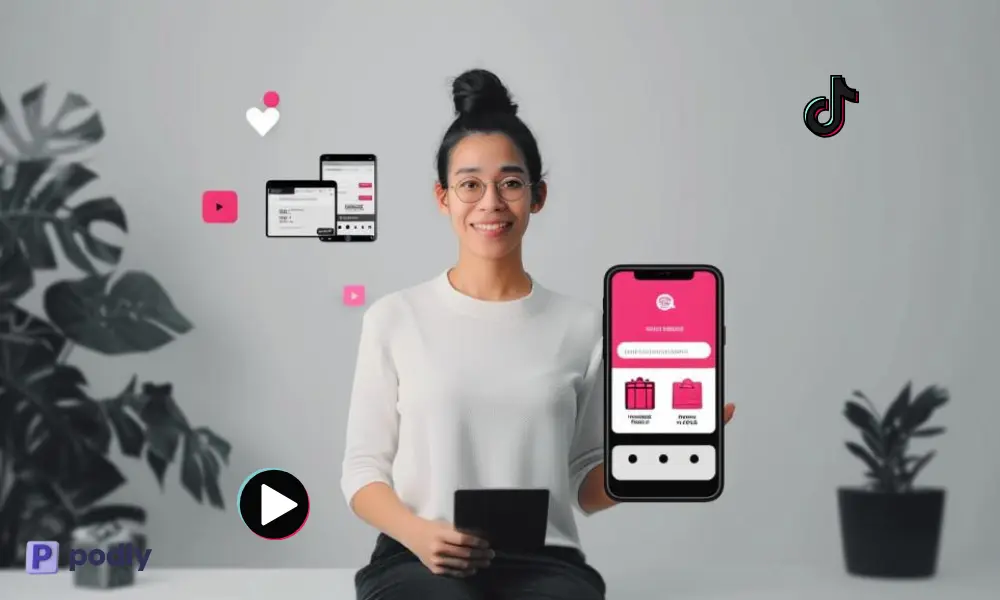 Tiktok user create tiktok business account for sell on Tiktok and having shop tab