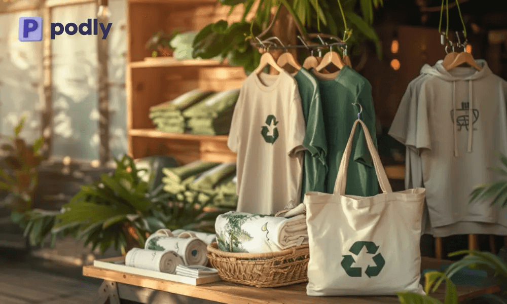 As T shirt designer for Maanzon amazon merch business, consider Eco-friendly