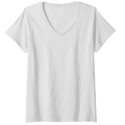 V-neck t-shirt